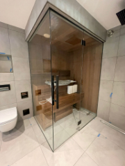 Muunna nykyinen suihkunurkkauksesi saunaksi tilaamalla meiltä kaikki tarvittavat lasit.